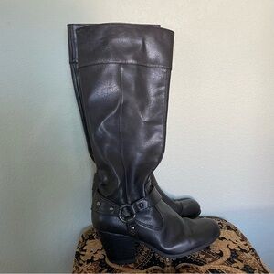 Aerosoles calf length boot low heel size 8 Women